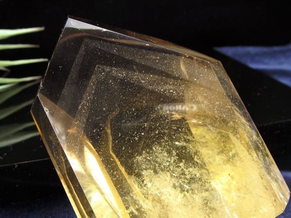 シトリン 黄水晶 丸玉 置物 金運 スフィア