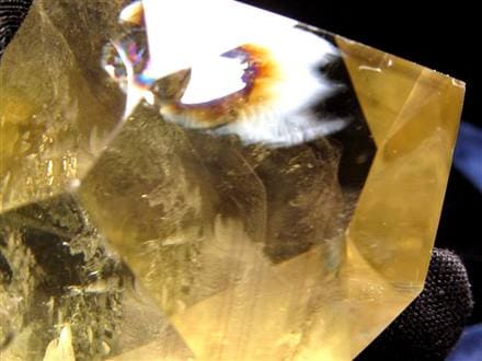 シトリン 黄水晶 丸玉 置物 金運 スフィア