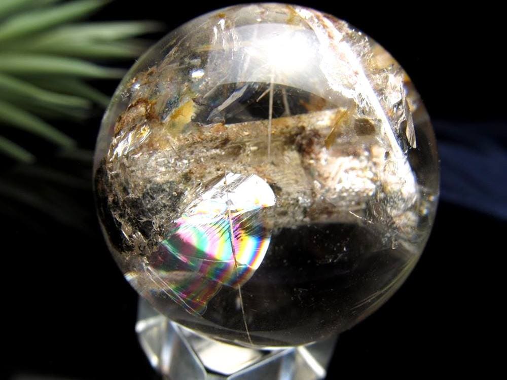 ガーデンクォーツ 丸玉 クォーツインクォーツ マニフェストクォーツ ルチルクォーツ