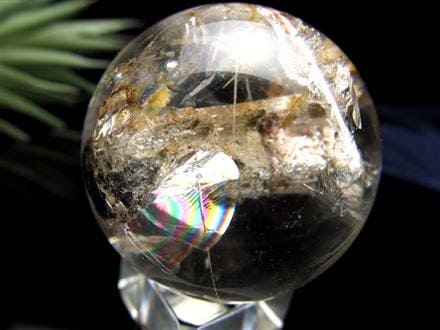 ガーデンクォーツ 丸玉 クォーツインクォーツ マニフェストクォーツ ルチルクォーツ