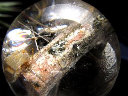 ガーデンクォーツ 丸玉 クォーツインクォーツ マニフェストクォーツ ルチルクォーツ