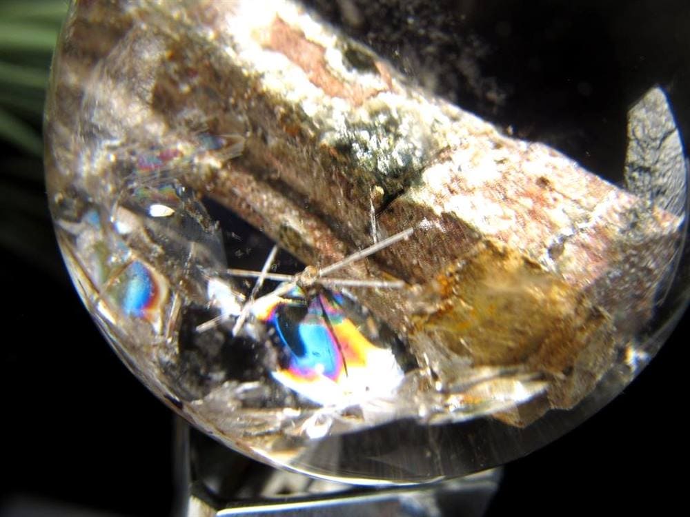 ガーデンクォーツ 丸玉 クォーツインクォーツ マニフェストクォーツ ルチルクォーツ