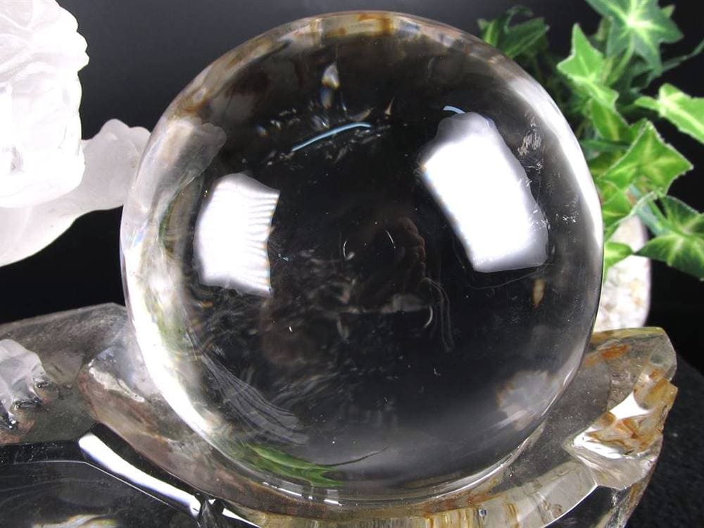 四神獣 ガーデンクォーツ 庭園水晶 白虎 彫刻 置物