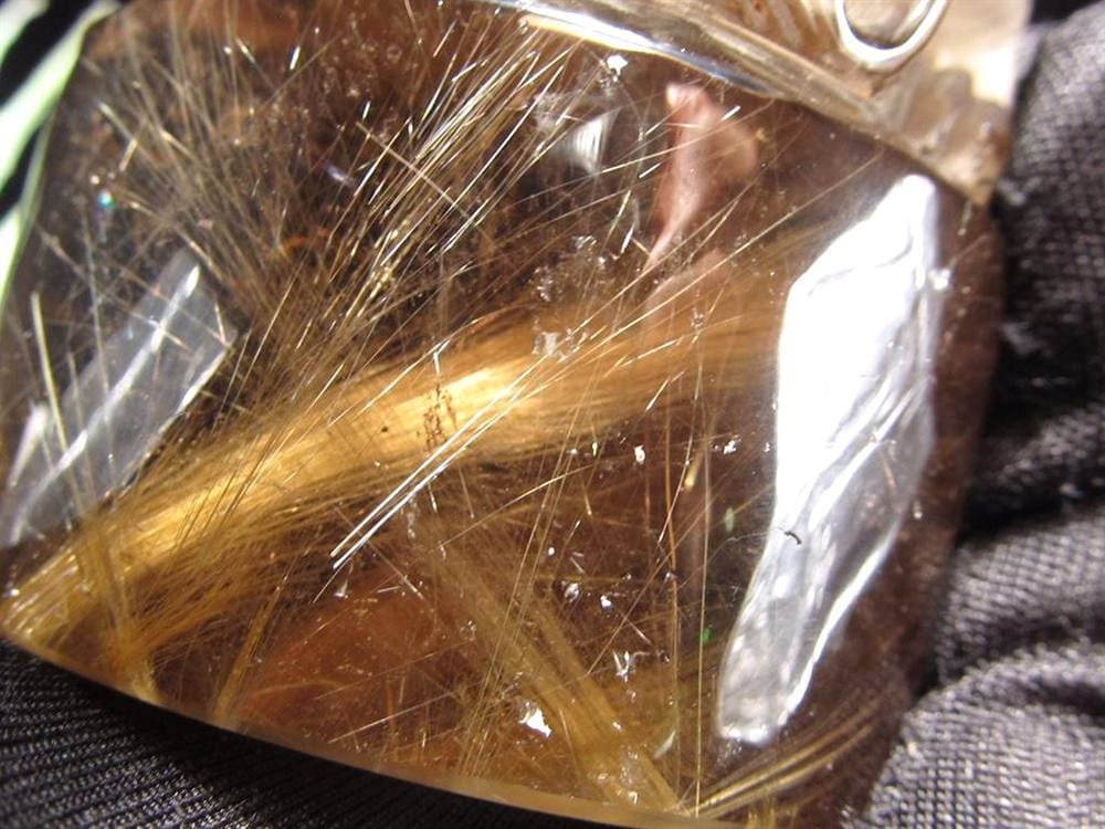 ルチル 龍彫り 龍神 置物 彫刻