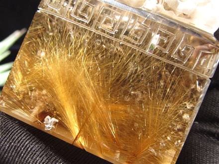 ルチル 龍彫り 龍神 置物 彫刻