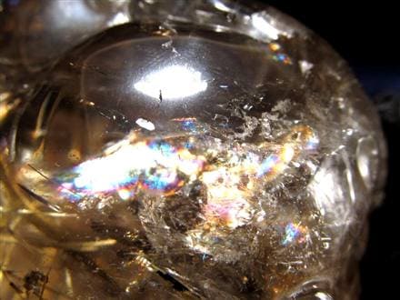 ヒキュウ 貔貅 タンブル ルチルクォーツ 御守り石