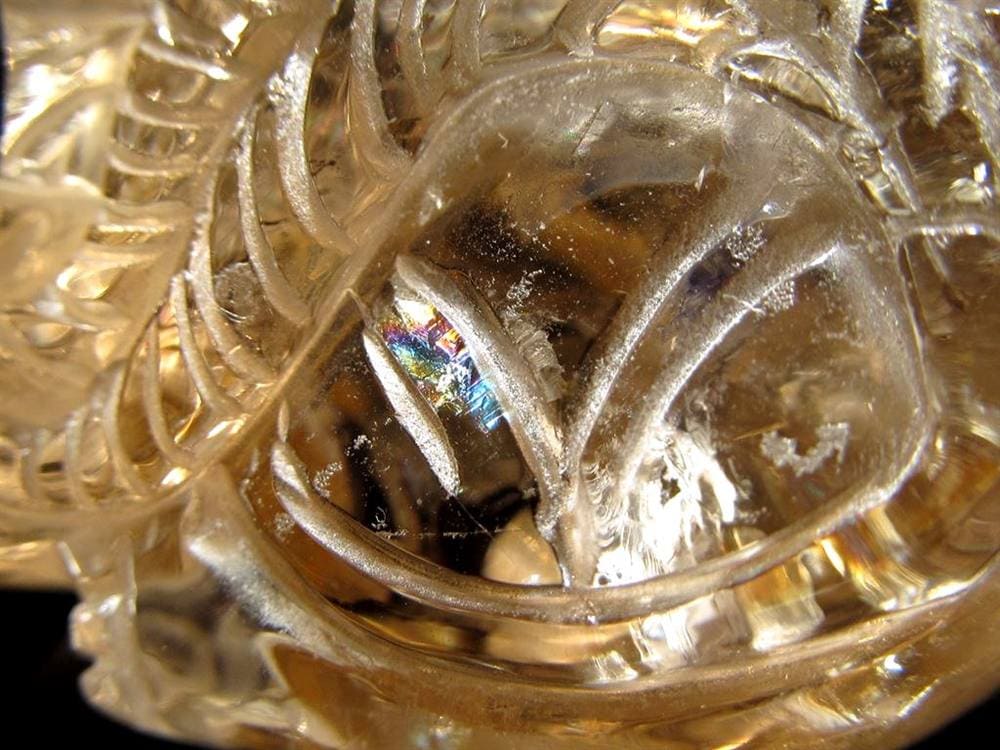 ヒキュウ 貔貅 タンブル ルチルクォーツ 御守り石