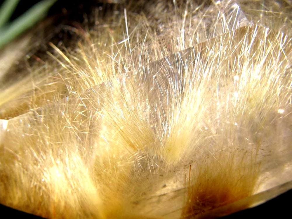 ルチル ゴールド 金針 置物 原石 金運