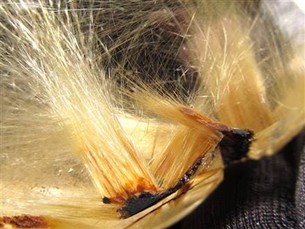 ルチル ゴールド 金針 置物 原石 金運