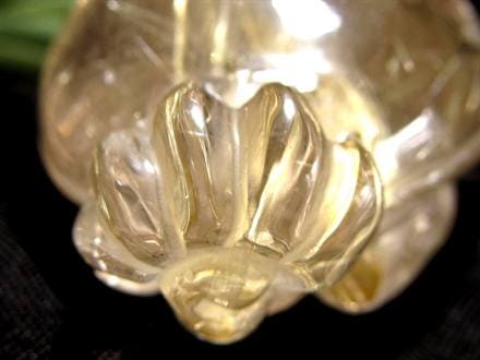 ゴールドルチルクォーツ 龍亀 ロングイ 金針 水晶 彫刻 置物 財運 瑞獣