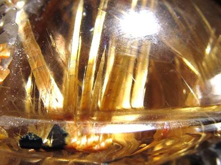 ゴールドルチルクォーツ 龍亀 ロングイ 金針 水晶 彫刻 置物 財運 瑞獣