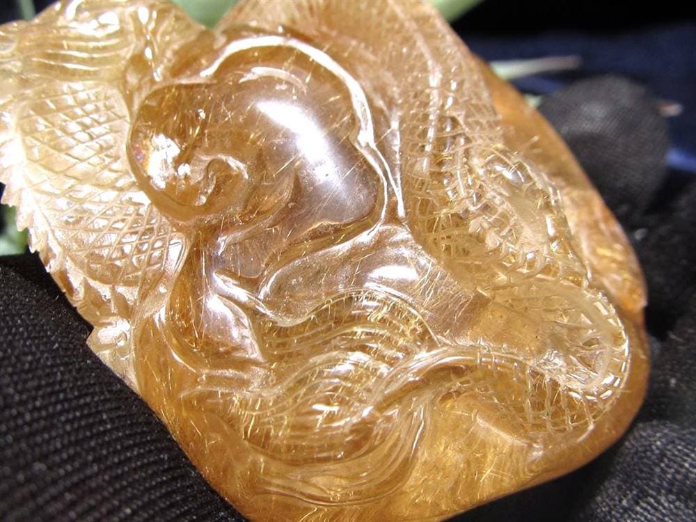龍 ゴールドルチル 彫刻置物 2024年の干支