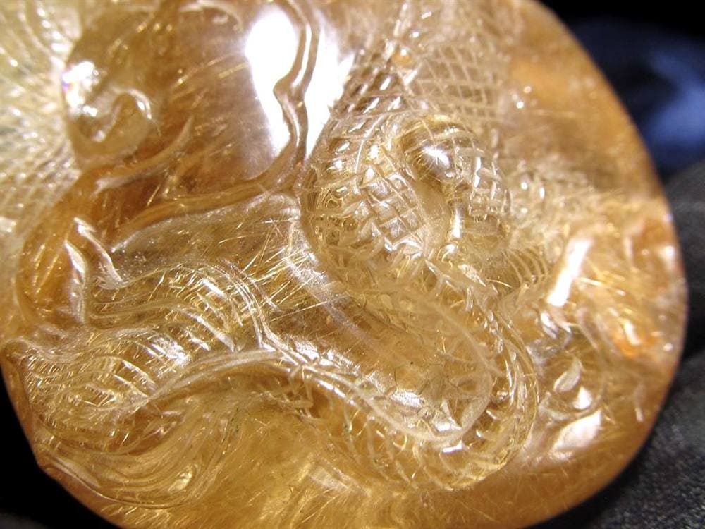 龍 ゴールドルチル 彫刻置物 2024年の干支