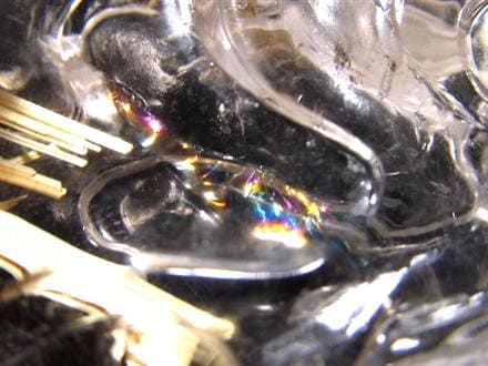 ゴールドルチルクォーツ タンブル 金針水晶 カボション ルチレイテッドクォーツ