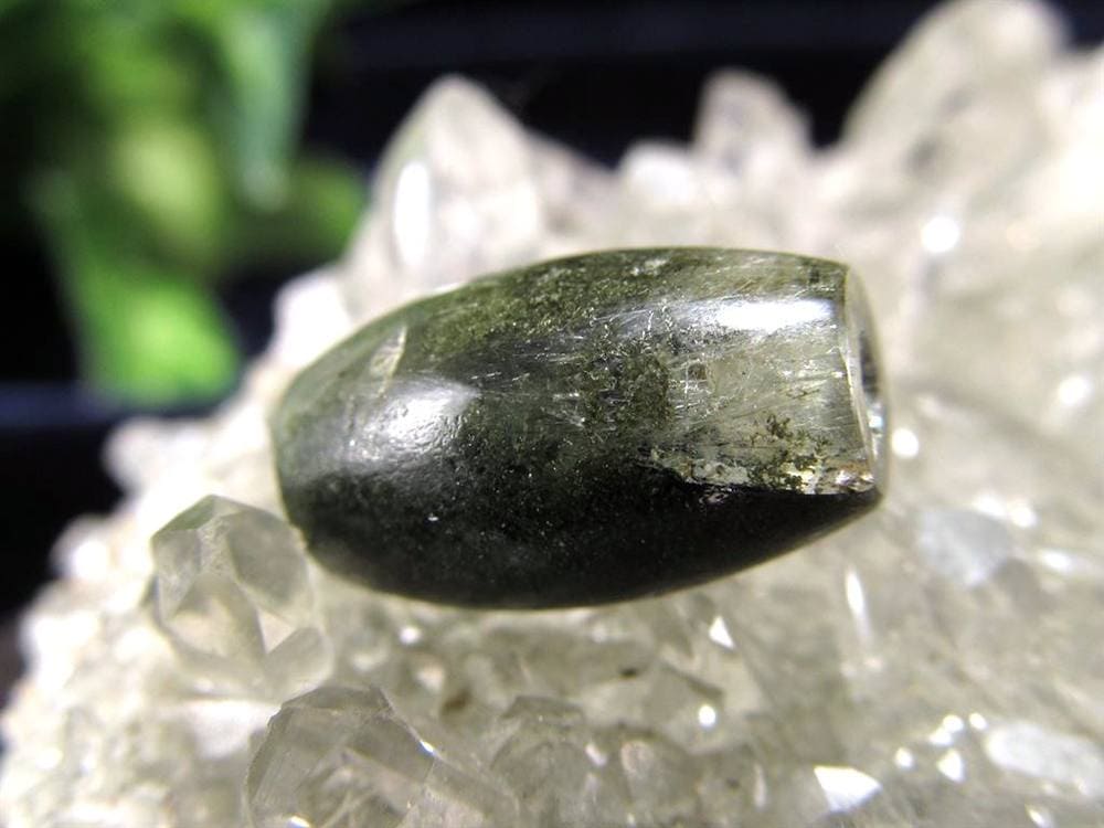 ガネーシュヒマール ヒマラヤ 水晶 天珠型 ビーズ