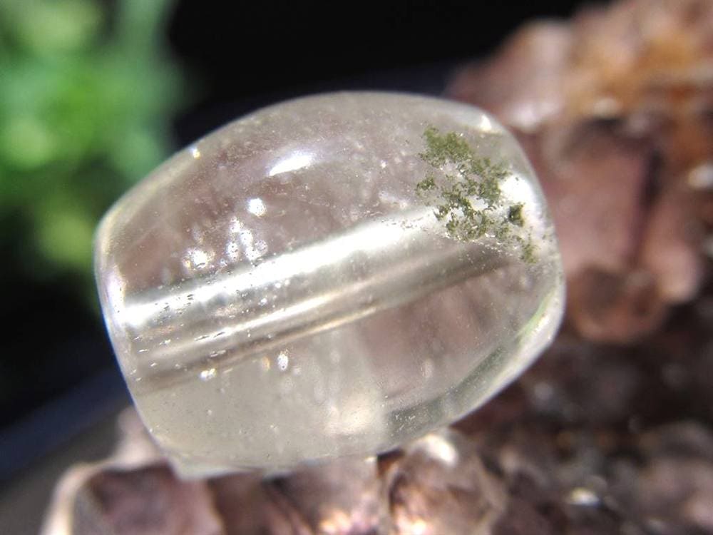 ガネーシュヒマール ヒマラヤ 水晶 天珠型 ビーズ