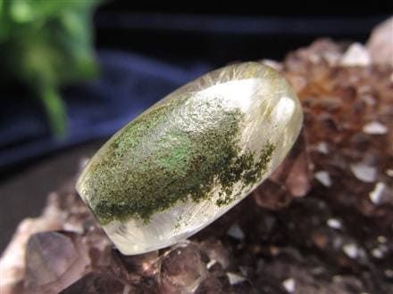 ガネーシュヒマール ヒマラヤ 水晶 天珠型 ビーズ