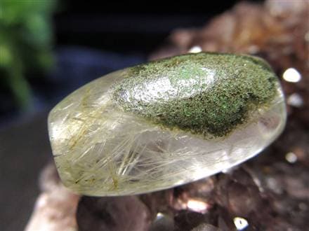ガネーシュヒマール ヒマラヤ 水晶 天珠型 ビーズ