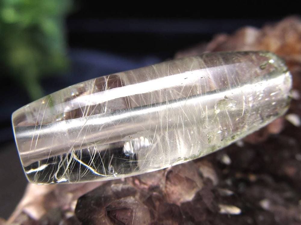ガネーシュヒマール ヒマラヤ 水晶 天珠型 ビーズ