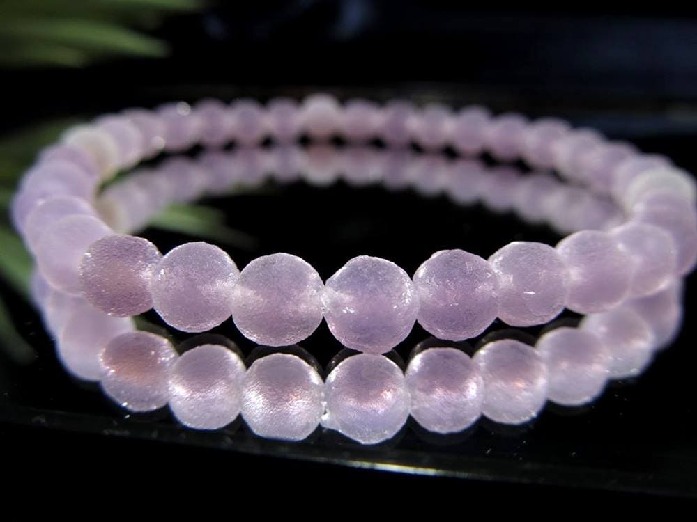 グレープカルセドニー 紫玉髄 ブレスレット グレープアゲート グレープアメジスト