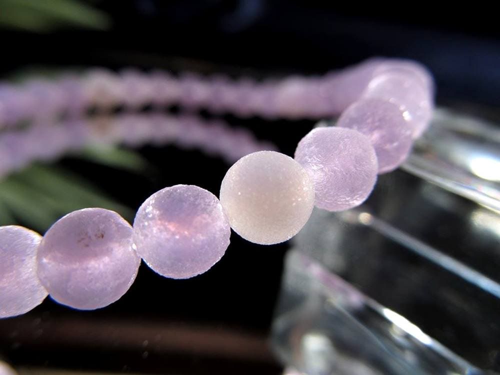 グレープカルセドニー 紫玉髄 ブレスレット グレープアゲート グレープアメジスト