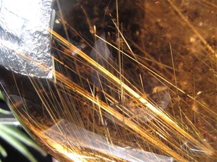 ゴールドルチルクォーツ 丸玉 スフィア 金針水晶 ルチル
