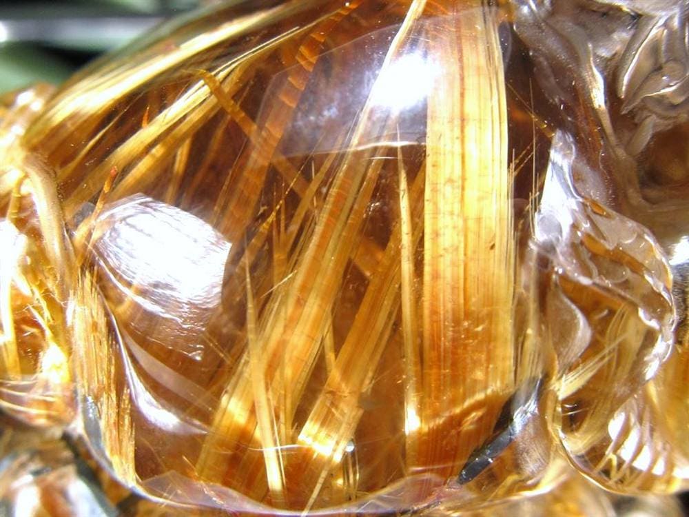 ヒキュウ 貔貅 タンブル ルチルクォーツ 御守り石