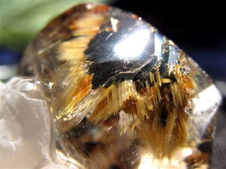 ヒキュウ 貔貅 タンブル ルチルクォーツ 御守り石