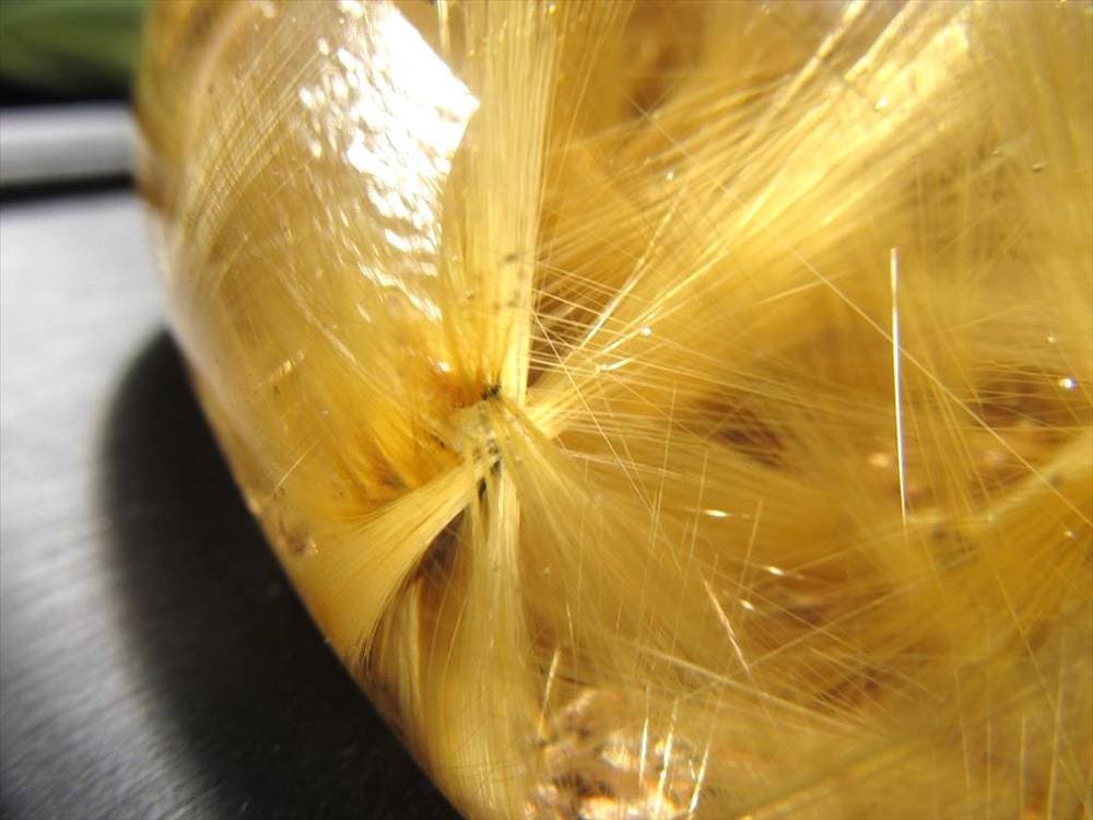 ゴールドルチル ルチルクォーツ 結晶 原石 タイチンルチル