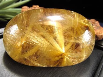 ゴールドルチル ルチルクォーツ 結晶 原石 タイチンルチル