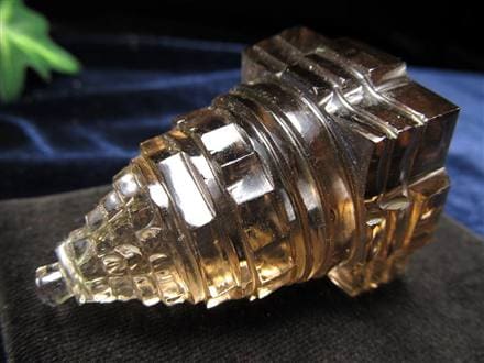 ガウリシャンカールクォーツ シュリヤントラ スモーキークォーツ ガウリシャンカール産 ヒマラヤ ヤントラ