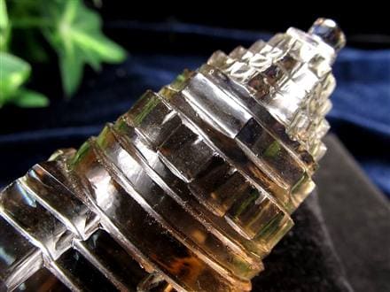 ガウリシャンカールクォーツ シュリヤントラ スモーキークォーツ ガウリシャンカール産 ヒマラヤ ヤントラ