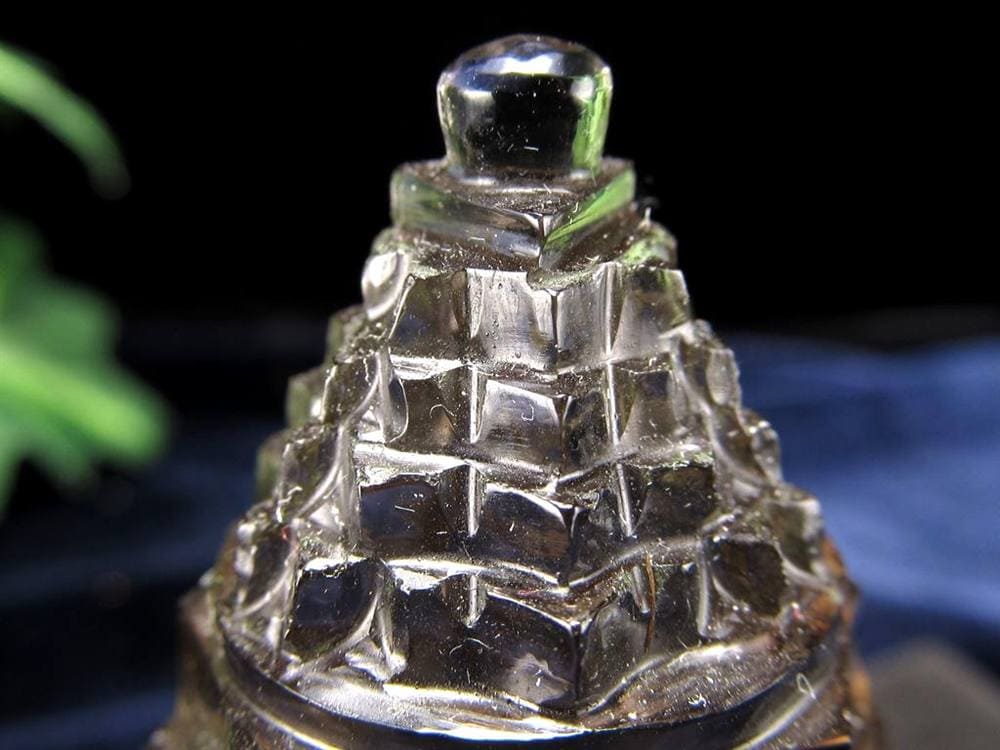 ガウリシャンカールクォーツ シュリヤントラ スモーキークォーツ ガウリシャンカール産 ヒマラヤ ヤントラ