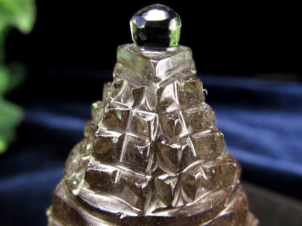 ガウリシャンカールクォーツ シュリヤントラ スモーキークォーツ ガウリシャンカール産 ヒマラヤ ヤントラ