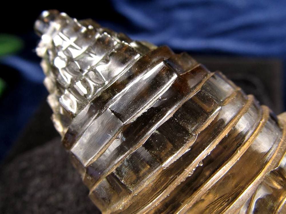 ガウリシャンカールクォーツ シュリヤントラ スモーキークォーツ ガウリシャンカール産 ヒマラヤ ヤントラ