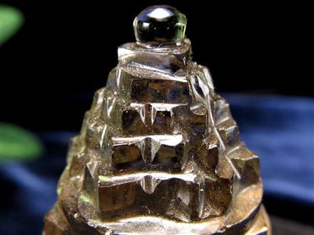 ガウリシャンカールクォーツ シュリヤントラ スモーキークォーツ ガウリシャンカール産 ヒマラヤ ヤントラ