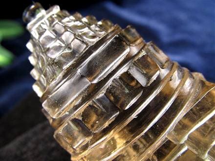 ガウリシャンカールクォーツ シュリヤントラ スモーキークォーツ ガウリシャンカール産 ヒマラヤ ヤントラ