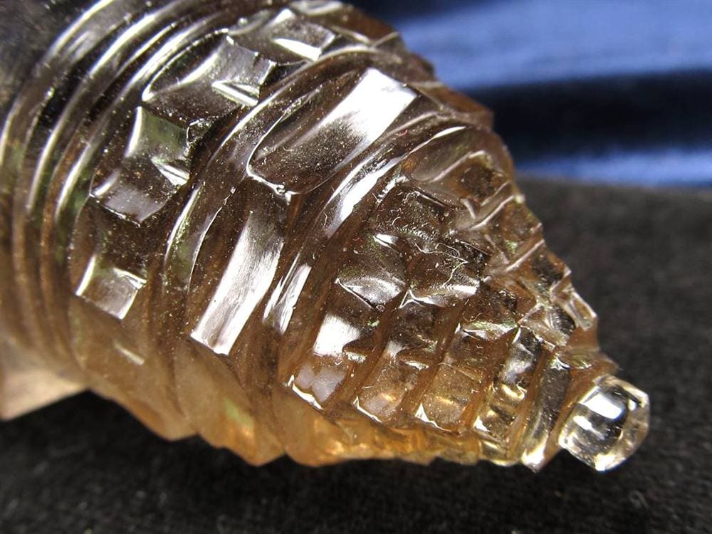 ガウリシャンカールクォーツ シュリヤントラ スモーキークォーツ ガウリシャンカール産 ヒマラヤ ヤントラ