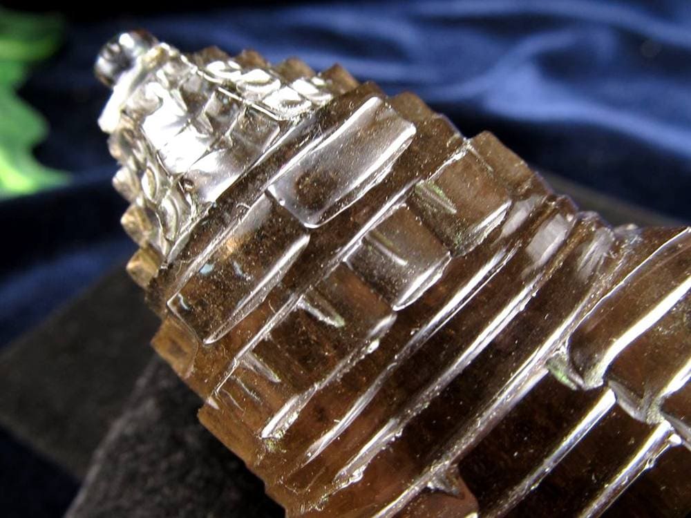 ガウリシャンカールクォーツ シュリヤントラ スモーキークォーツ ガウリシャンカール産 ヒマラヤ ヤントラ