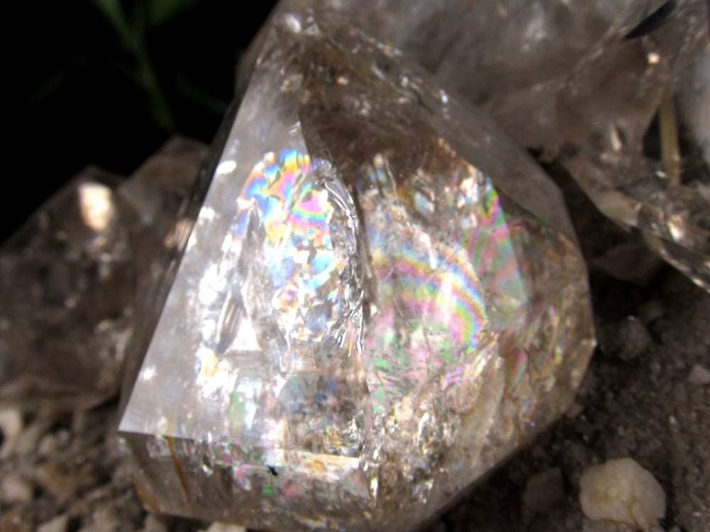 ハーキマーダイヤモンド ハーキマー水晶 母岩付き 原石 ハーキマー地区