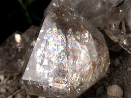 ハーキマーダイヤモンド ハーキマー水晶 母岩付き 原石 ハーキマー地区