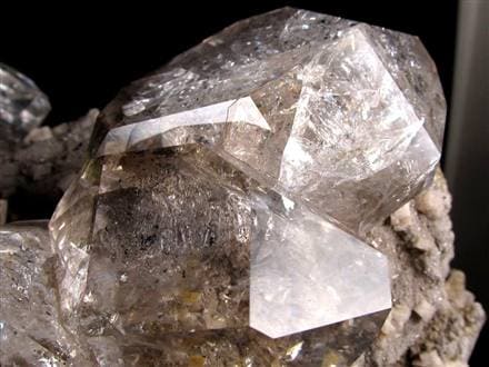 ハーキマーダイヤモンド ハーキマー水晶 母岩付き 原石 ハーキマー地区