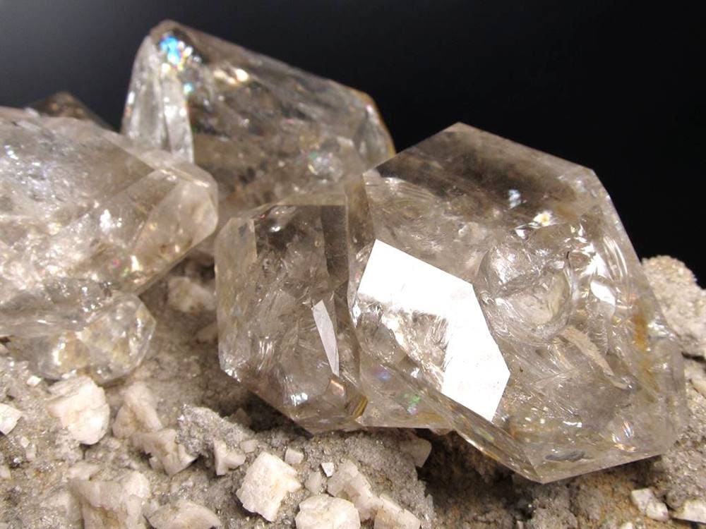 ハーキマーダイヤモンド ハーキマー水晶 母岩付き 原石 ハーキマー地区