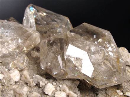ハーキマーダイヤモンド ハーキマー水晶 母岩付き 原石 ハーキマー地区