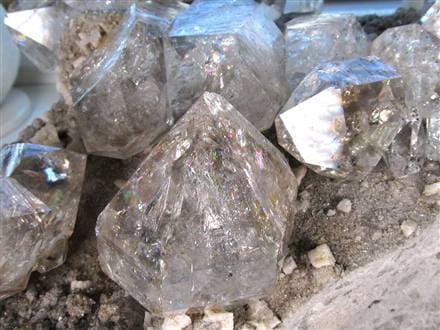 ハーキマーダイヤモンド ハーキマー水晶 母岩付き 原石 ハーキマー地区