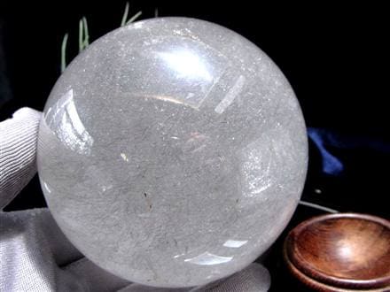 ヘイロフスキー ブラックサゲニティック スフィア 丸玉 天然石