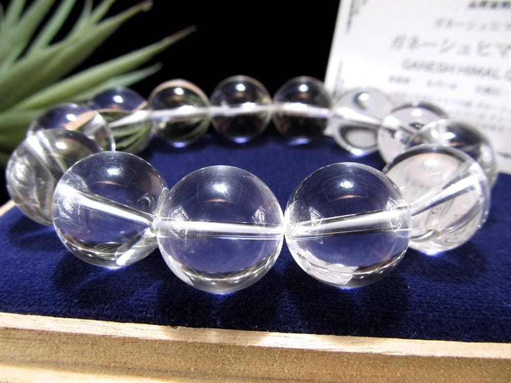 ガネーシュヒマール ヒマラヤ 水晶 ブレスレット ポイント