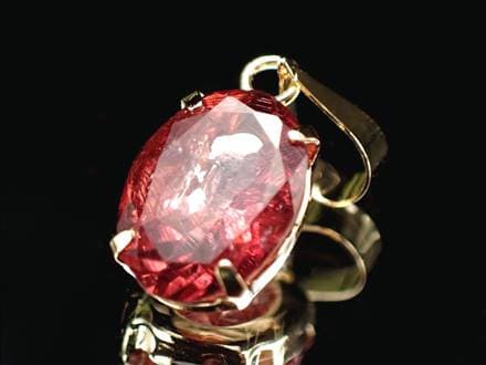 トルマリン ルベライト ピンクトルマリン 誕生石 ペンダント ジュエリー 日本製 K18