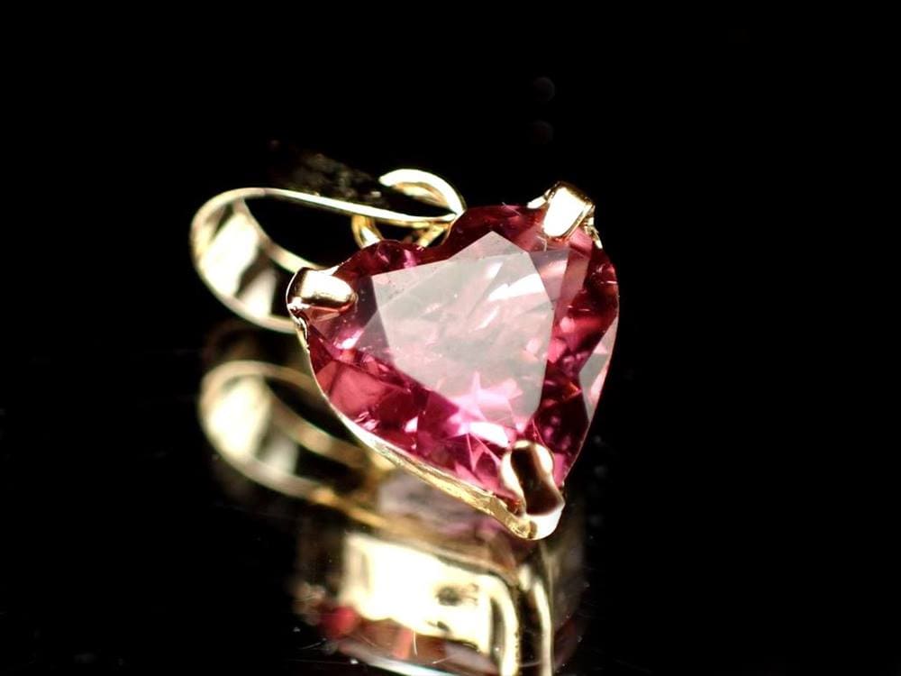 トルマリン ルベライト ピンクトルマリン 誕生石 ペンダント ジュエリー 日本製 K18