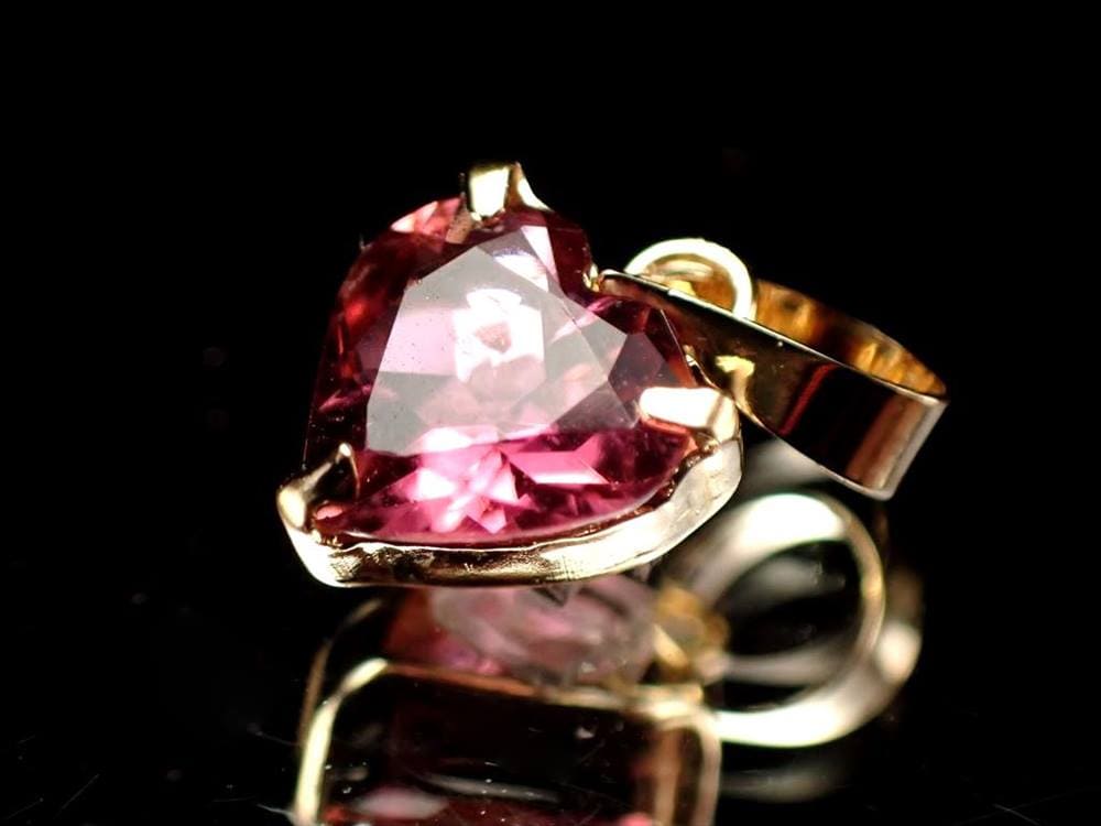 トルマリン ルベライト ピンクトルマリン 誕生石 ペンダント ジュエリー 日本製 K18